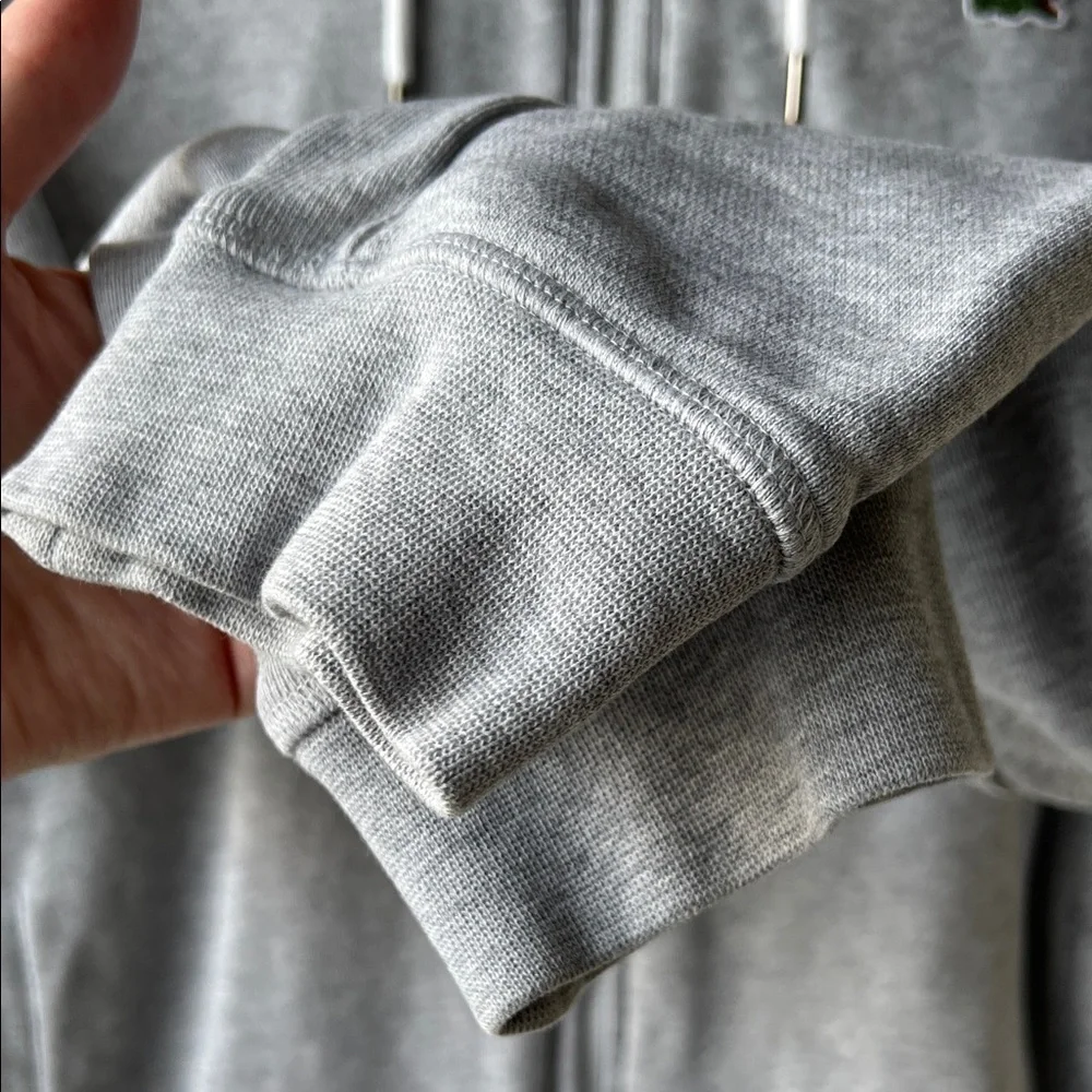 Lacoste Men's Zip-Up Gray Sweater - Picture 5 of 9